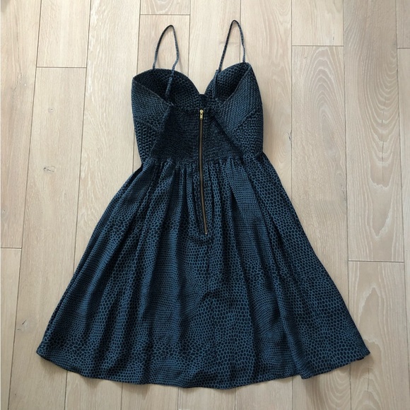 Parker Sweetheart Neckline Silk Fit & Flare Dress Size S - Picture 5 of 12